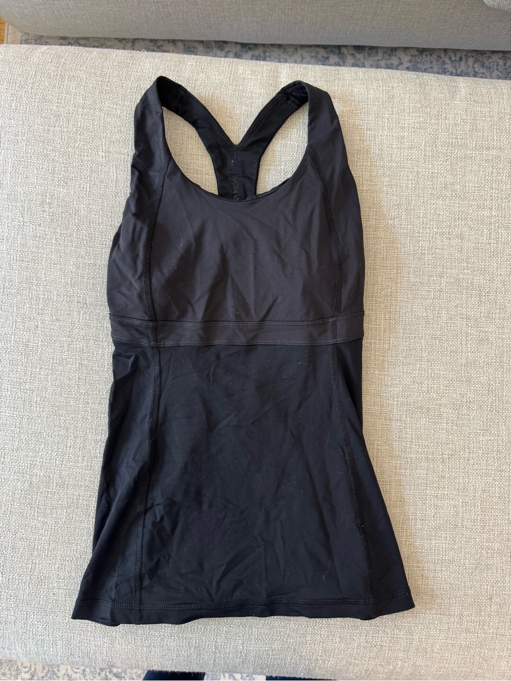 Black Lululemon tank size 2
